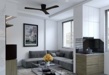 CẢI TẠO CĂN NHÀ PHỐ THÊM THANG MÁY VỚI DIỆN TÍCH 33M2