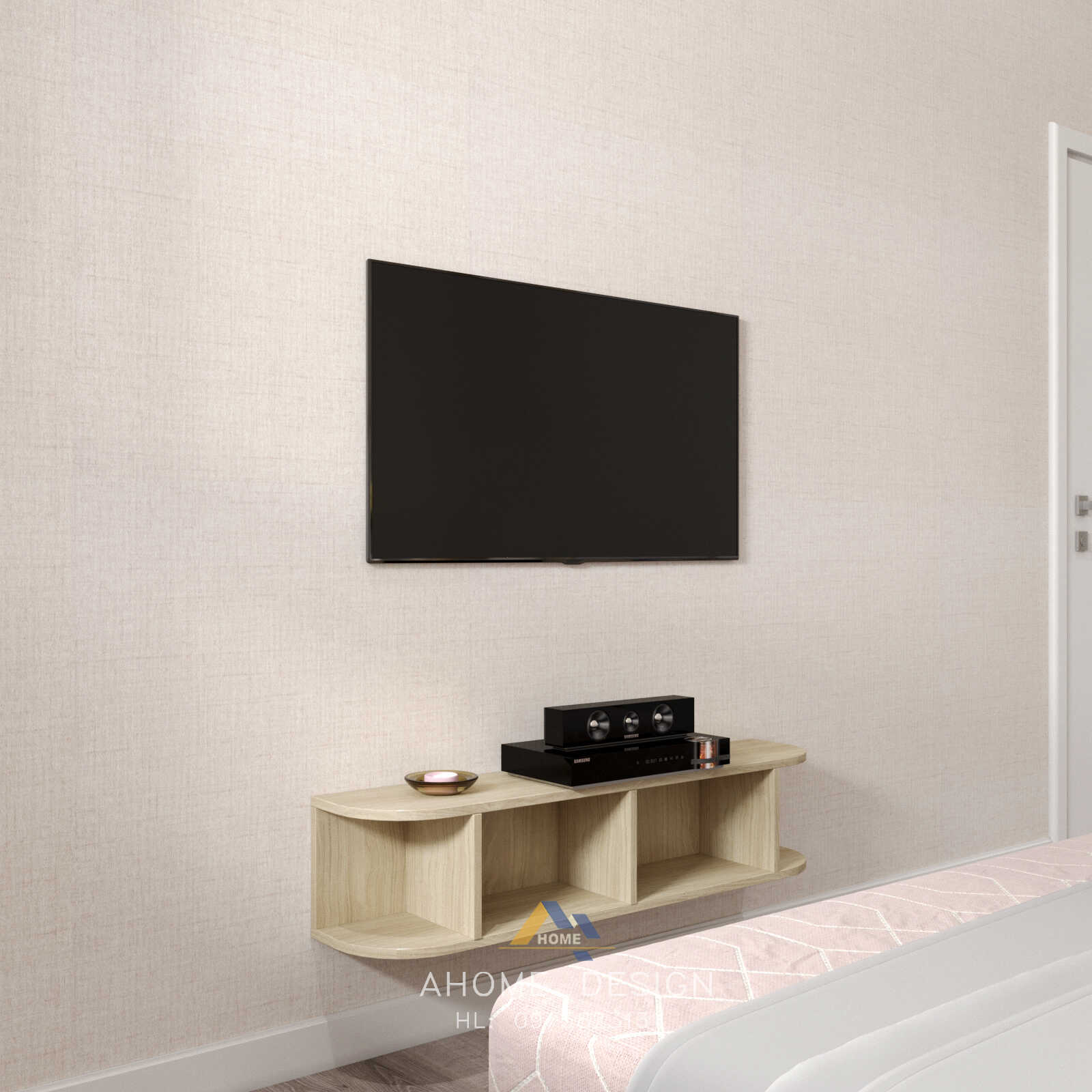Tivi treo tường - lựa chọn tối ưu diện tích cho phòng ngủ