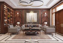 Thiết kế nội thất gỗ óc chó đẹp – xu hướng 2023